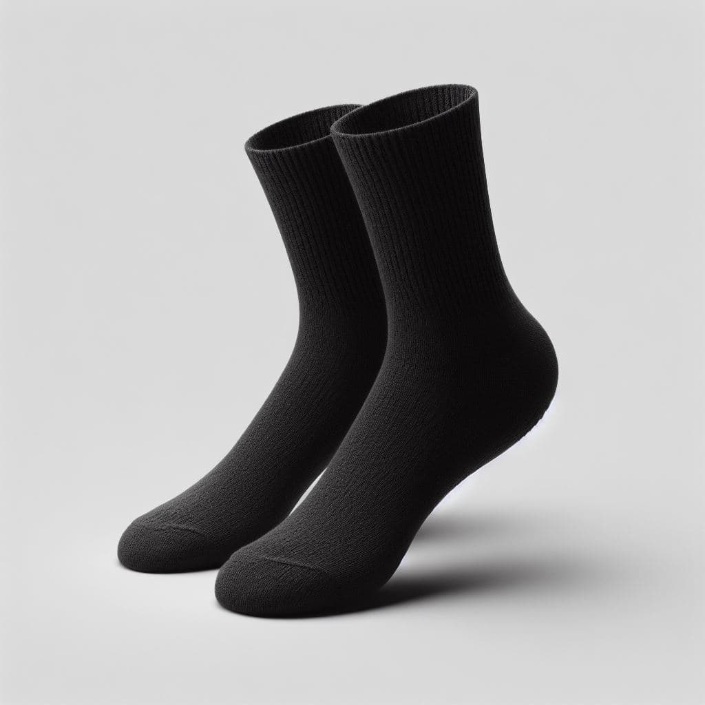 An image of black socks